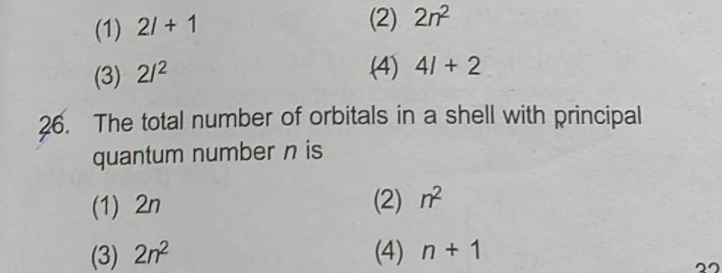 the-total-number-of-orbitals-in-a-shell-with-principal-quantum-number-n-i