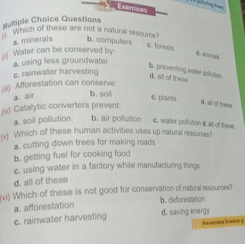 Water can be conserved by Filo