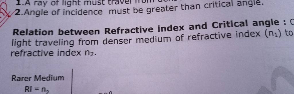 relation-between-refractive-index-and-critical-angle-light-traveling-fr