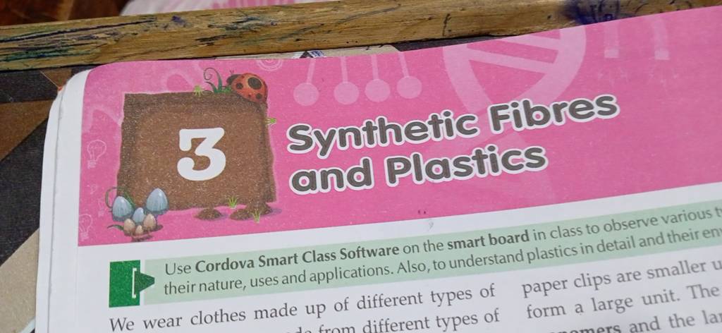 3 Synthetic Fibres And Plastics 1 Use Cordova Smart Class Software On T