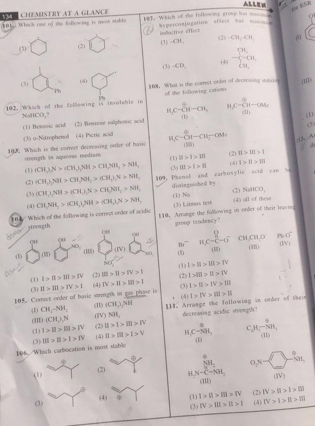 what-is-the-correct-order-of-decreasing-stability-filo