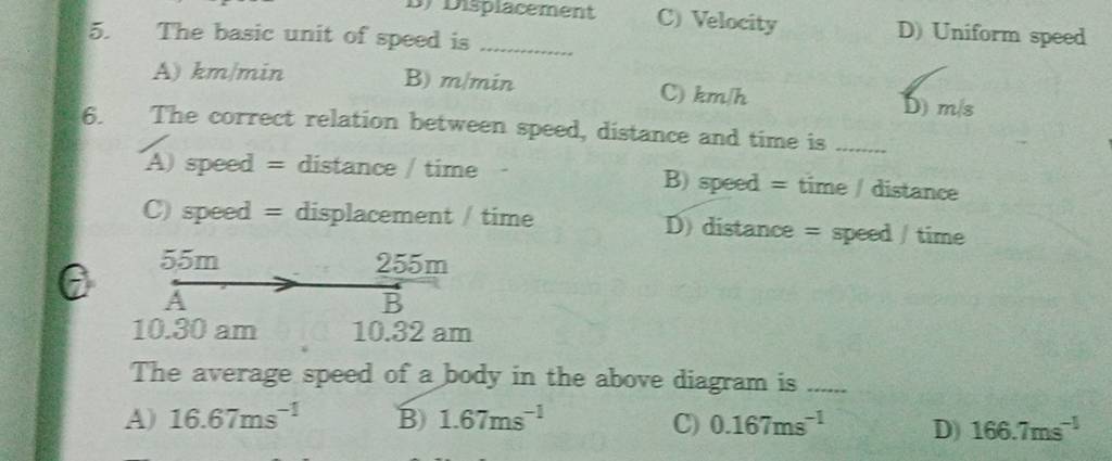 the-correct-relation-between-speed-distance-and-time-is-filo