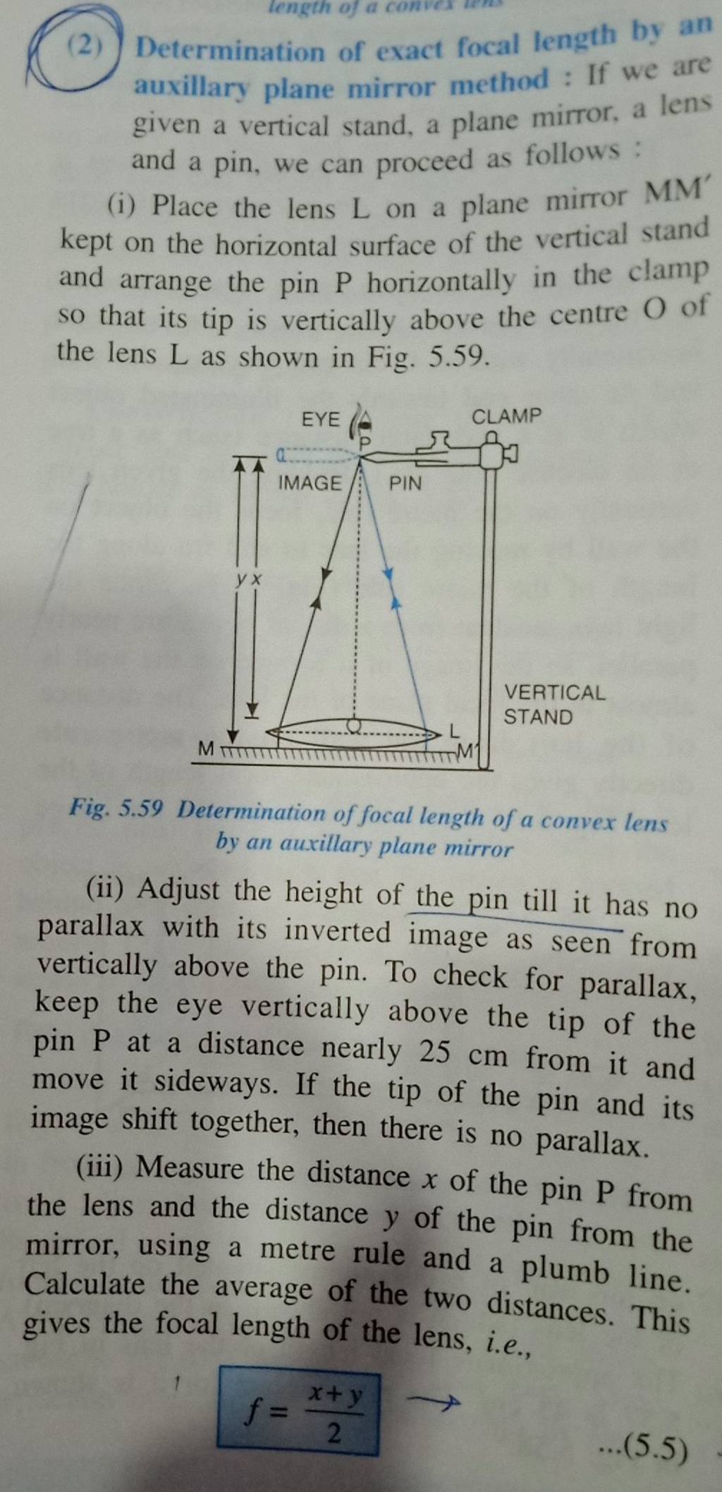 2-determination-of-exact-focal-length-by-an-auxillary-plane-mirror-meth