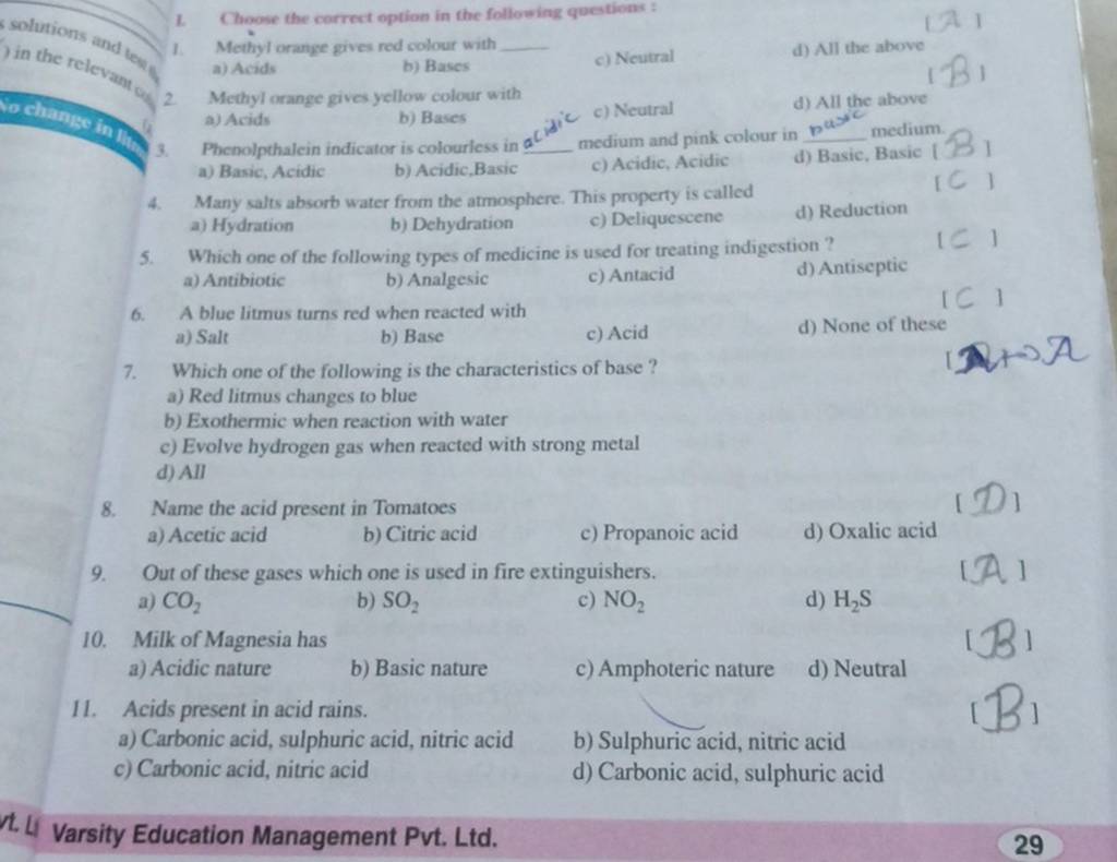 Which One Of Ing Types Of Med B) Analgesic | Filo