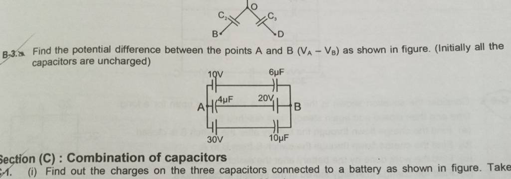 B.3. Find The Potential Difference Between The Points A And B(VA −VB ) As..