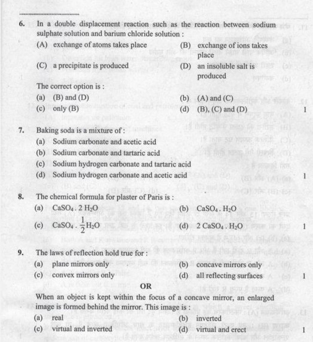 Baking soda is a mixture of Filo