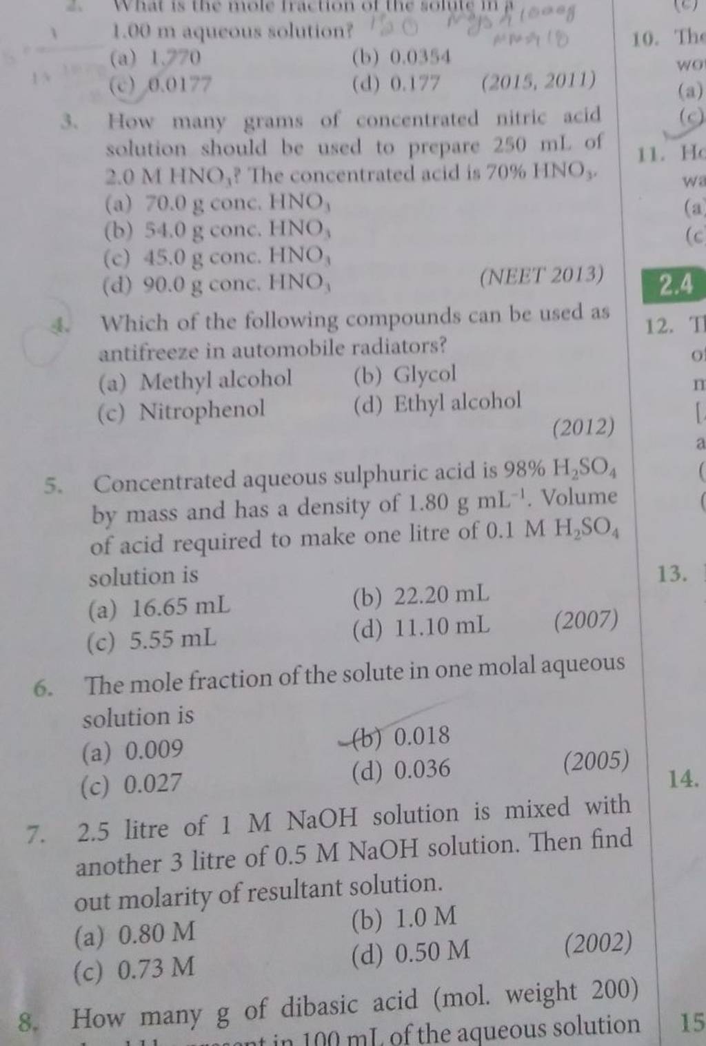 7 2 5 Litre Of 1MNaOH Solution Is Mixed With Another 3 Litre Of 0 5MNaO 7-2-5-litre-of-1mnaoh-solution-is-mixed-with-another-3-litre-of-0-5mnao