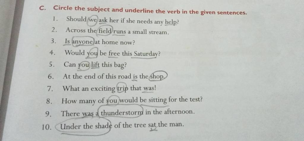 Circle the Subject and Underline the Predicate – Mastering the Fundamentals of Grammar