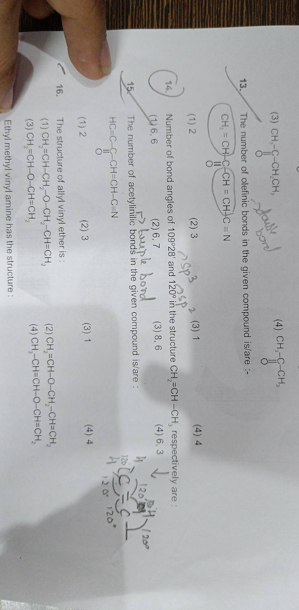 the-number-of-olefinic-bonds-in-the-given-compound-is-are-14-number-o