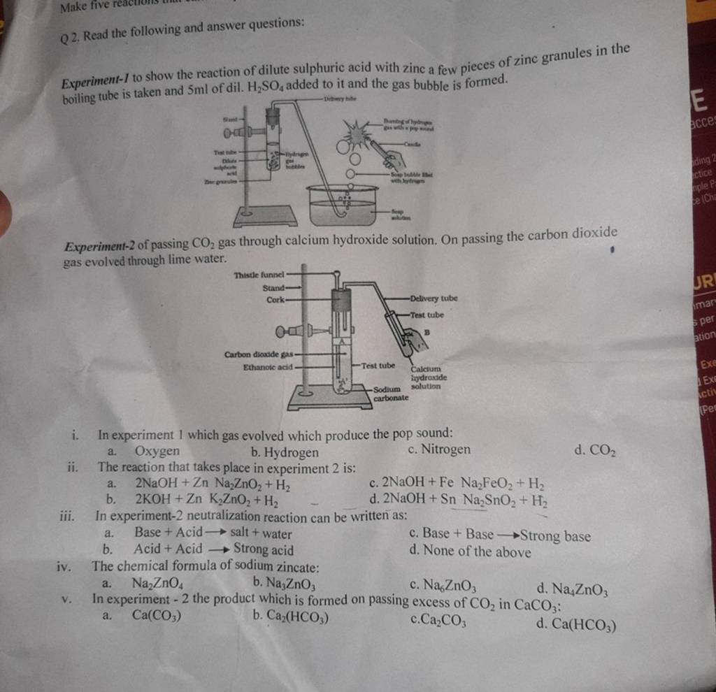 The chemical formula of sodium zincate Filo