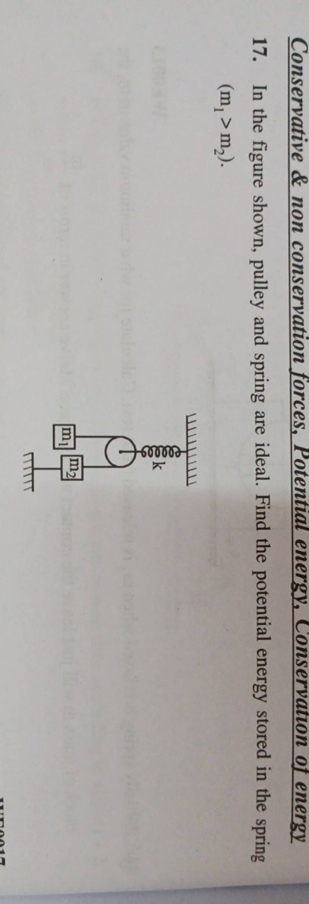 Conservative \& Non Conservation Forces, Potential Energy, Conservation O..