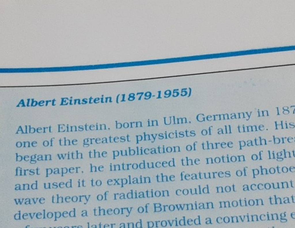 Albert Einstein 1879 1955 Albert Einstein Born In Ulm Germany In 187