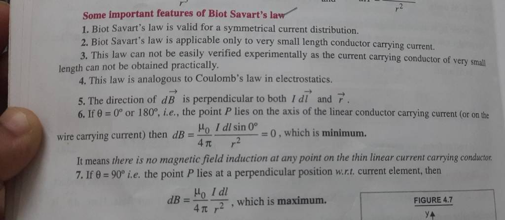 Some Important Features Of Biot Savarts Law Filo