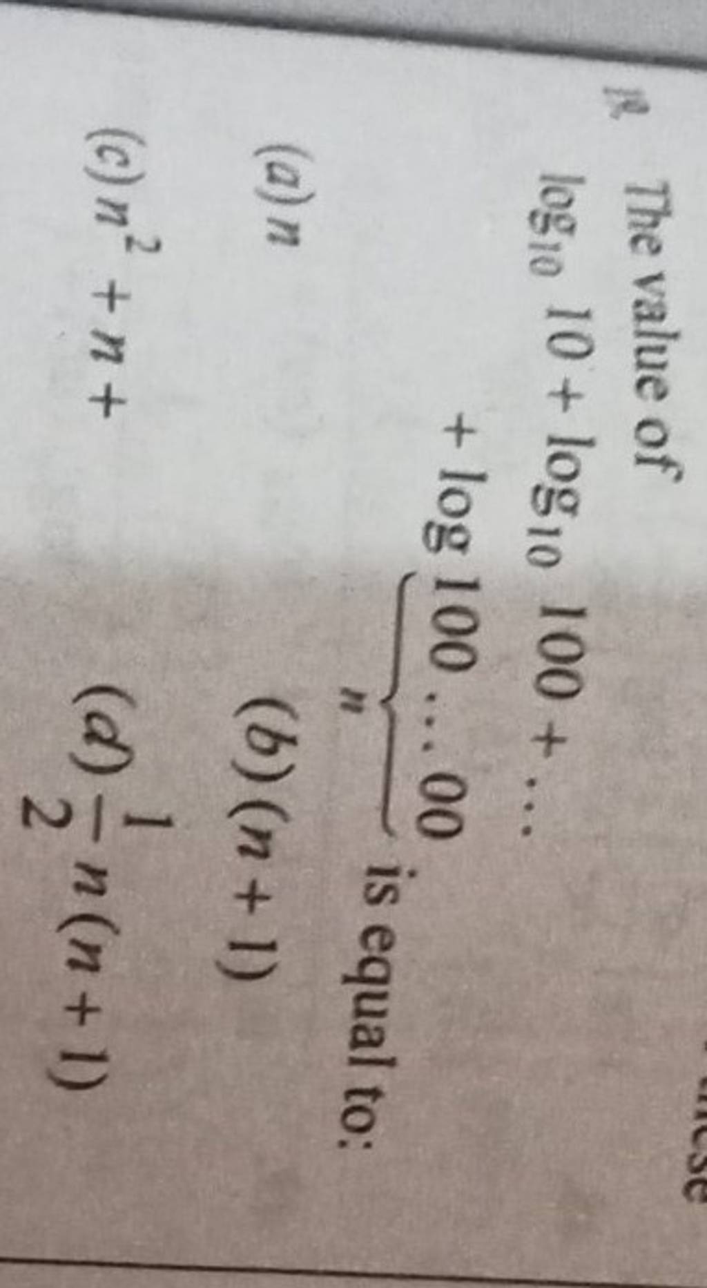 the-value-of-log10-10-log10-100-logn100-00-is-equal-to-filo