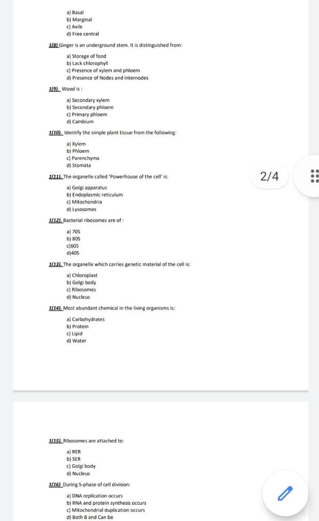 which organelle is sometimes called the powerhouse of the cell