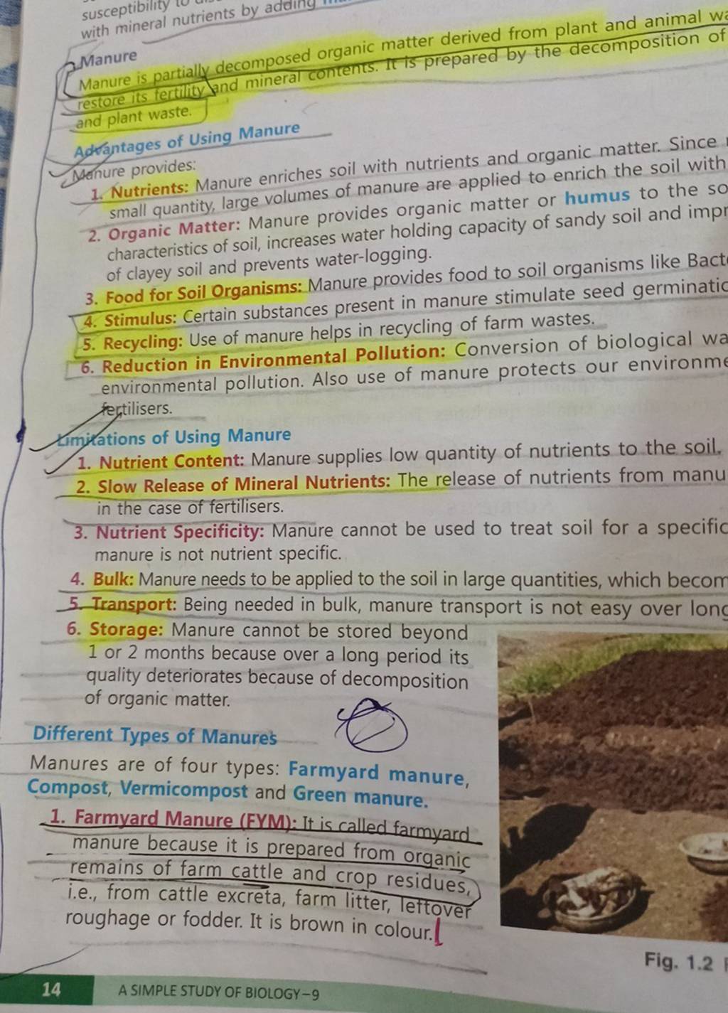 manure-manure-is-partially-decomposed-organic-matter-derived-from-plant-a