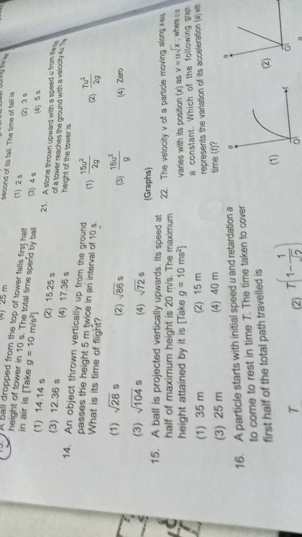 A Ball Is Projected Vertically Upwards Its Speed At Graphs Half Of Max a-ball-is-projected-vertically-upwards-its-speed-at-graphs-half-of-max