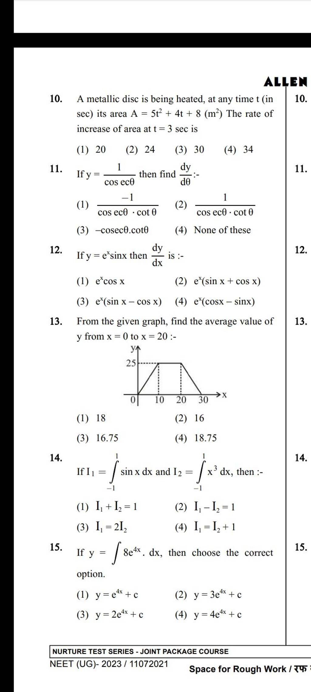 from-the-given-graph-find-the-average-value-of-y-from-x-0-to-x-20