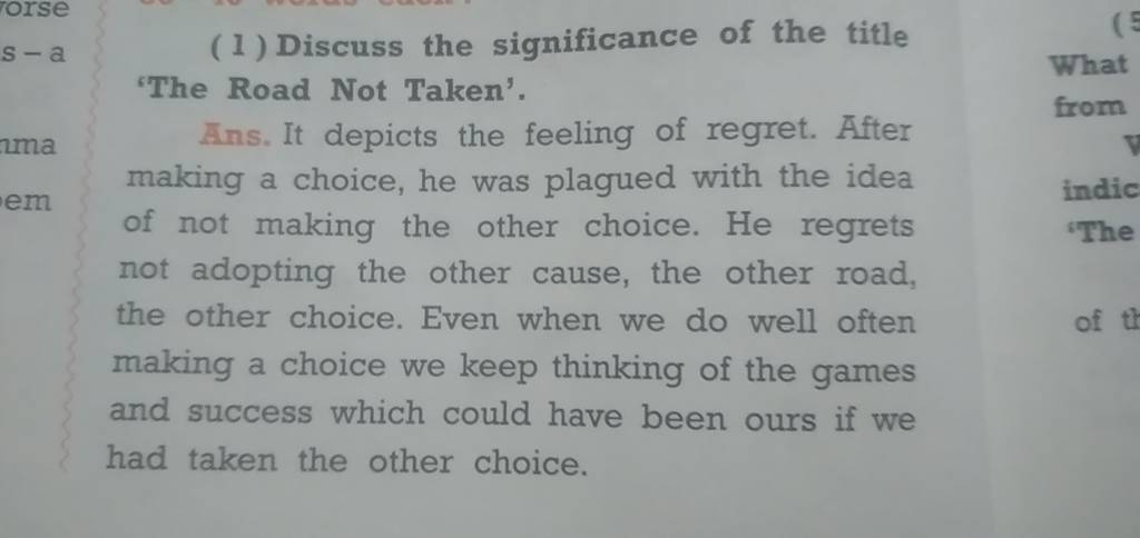 1 Discuss The Significance Of The Title The Road Not Taken Ans It D 1-discuss-the-significance-of-the-title-the-road-not-taken-ans-it-d