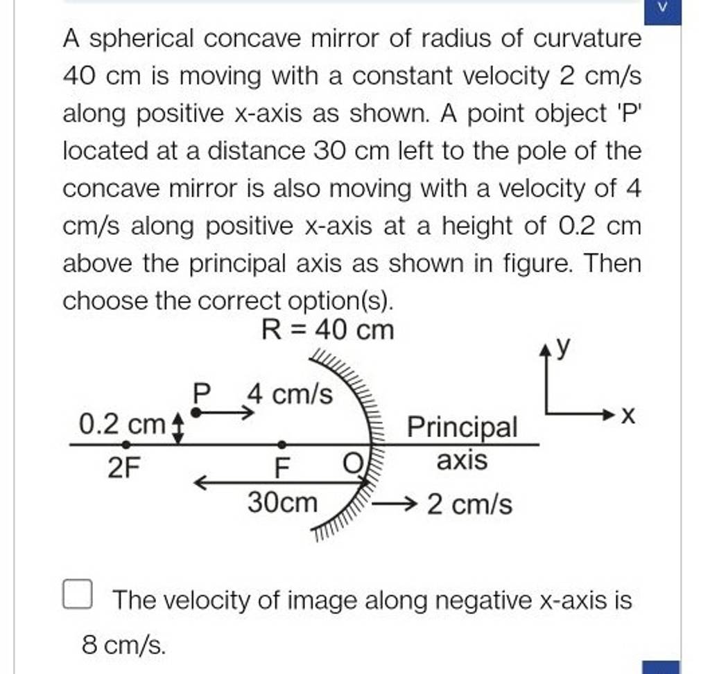 a-convex-mirror-with-a-radius-of-curvature-of-3m-is-a-used-as-rear-view