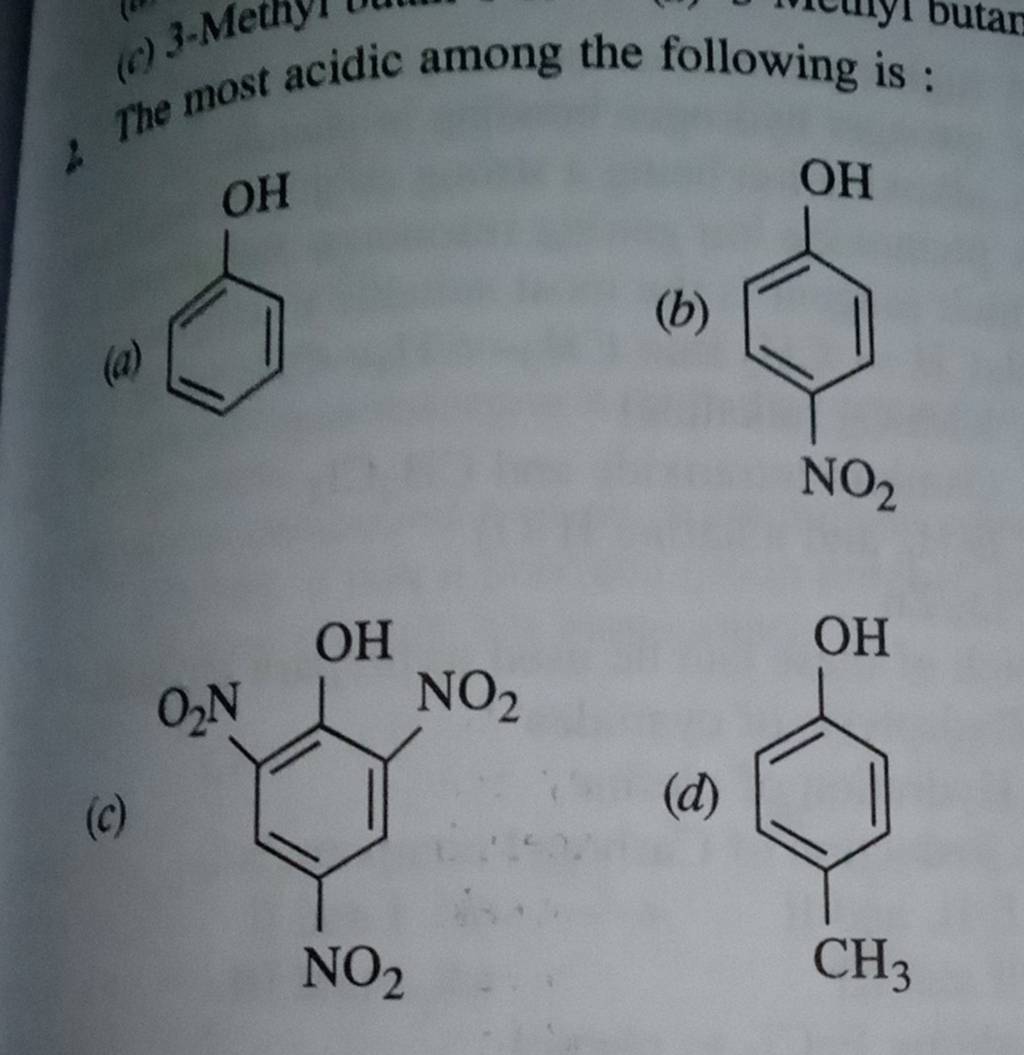 Which Of The Following Most Times Uses An Acidic Ingredient the most acidic among the following is: | Filo