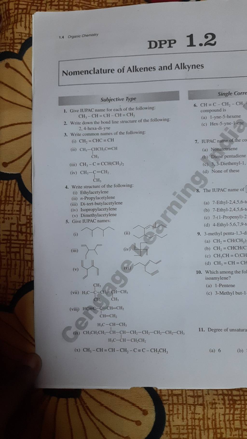 1-4-organio-chemistry-nomenclature-of-alkenes-and-alkynes-subjective-type