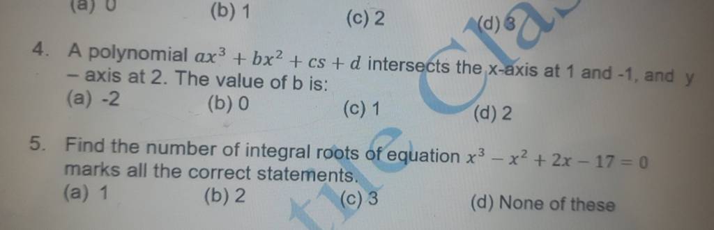 Find The Number Of Integral Roots Of Equation X3 x2 2x 17 0 Marks All The find-the-number-of-positive-integral-roots-of-the-equation-az-a-10x