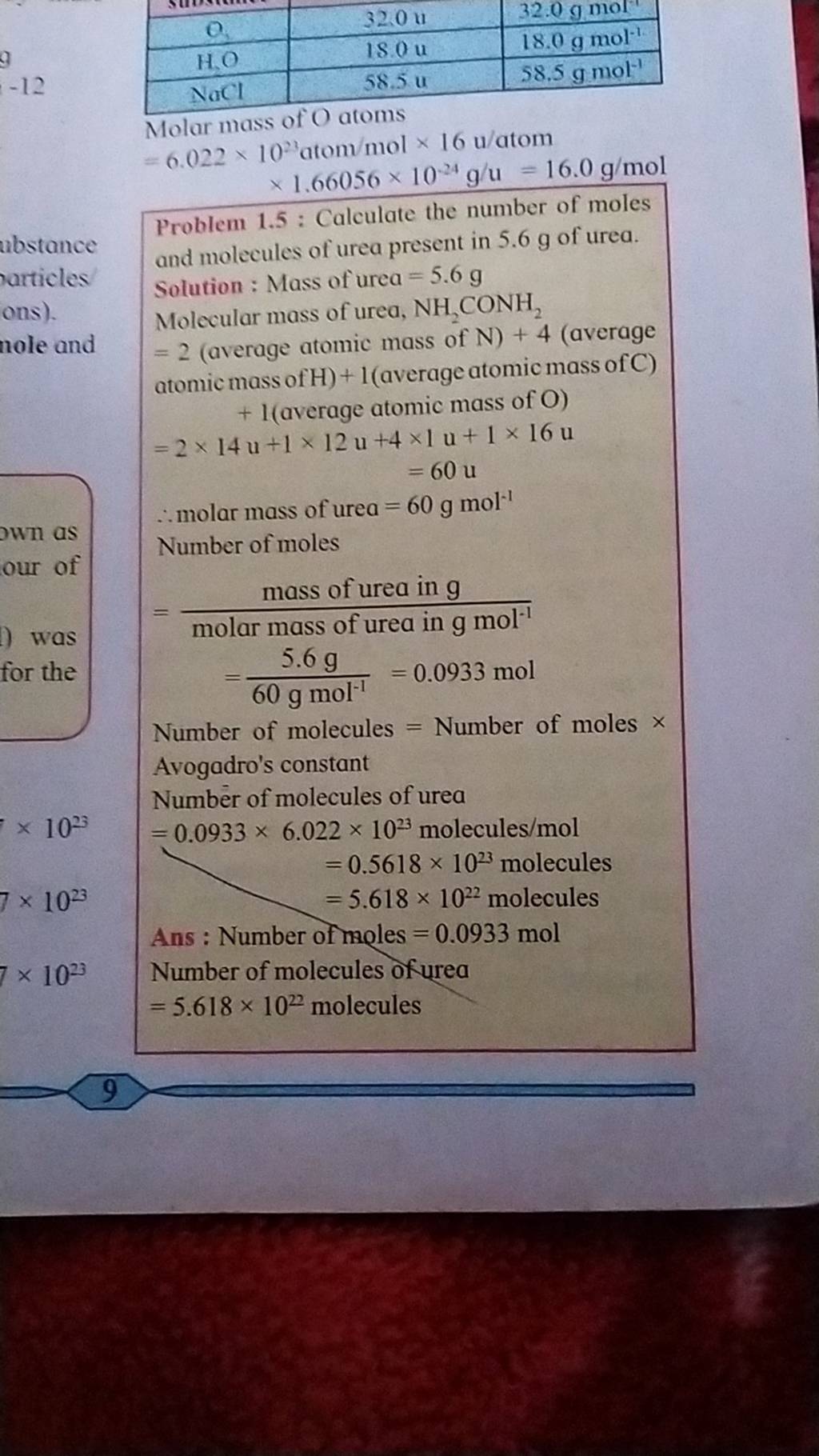 o32-0u32-0-g-mol-1ho18-0u18-0-g-mol-1nacl58-5u58-5-g-mol-1-molar-mass-of