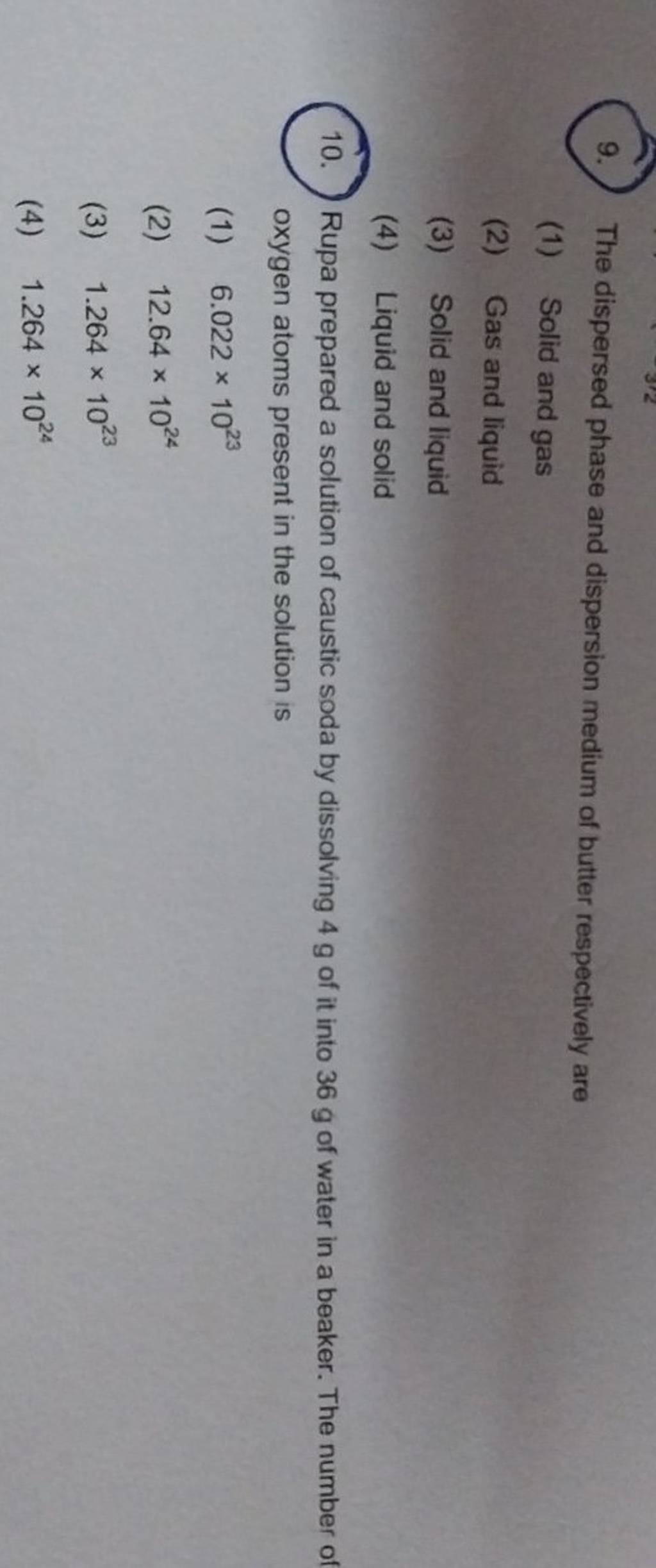 What Is The Dispersed Phase And Dispersion Medium Of Butter