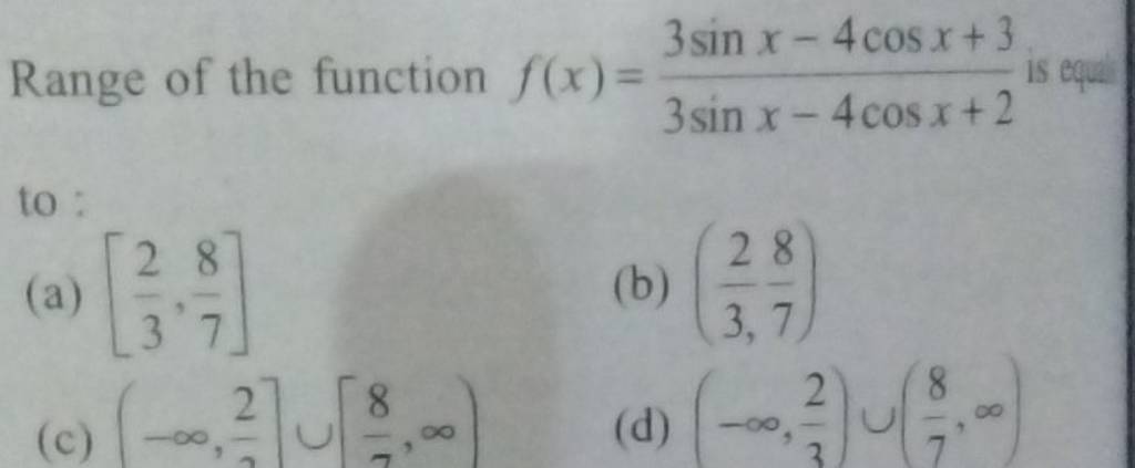 range-of-the-function-f-x-3sinx-4cosx-23sinx-4cosx-3-is-equil-to