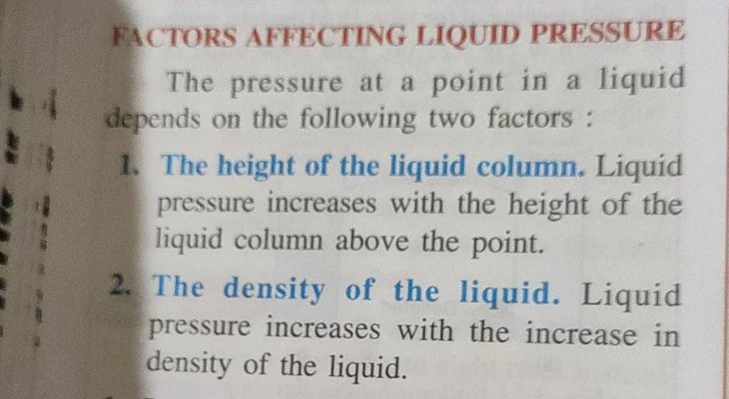 factors-affecting-liquid-pressure-the-pressure-at-a-point-in-a-liquid-dep