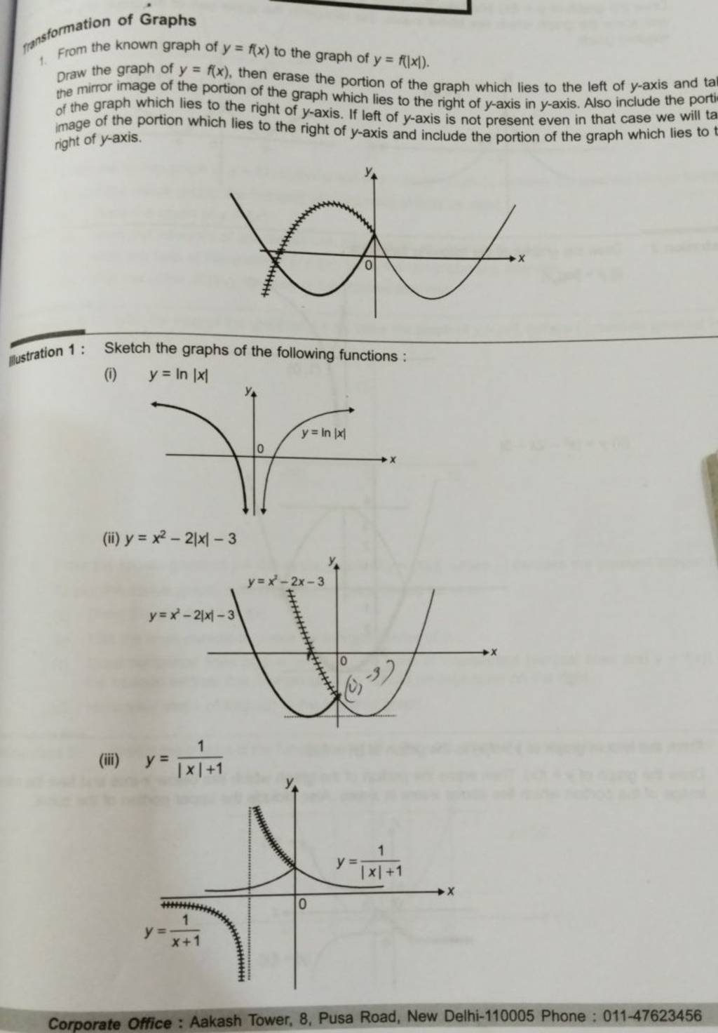 14-1-from-the-known-graph-of-y-f-x-to-the-graph-of-y-f-x-draw-the