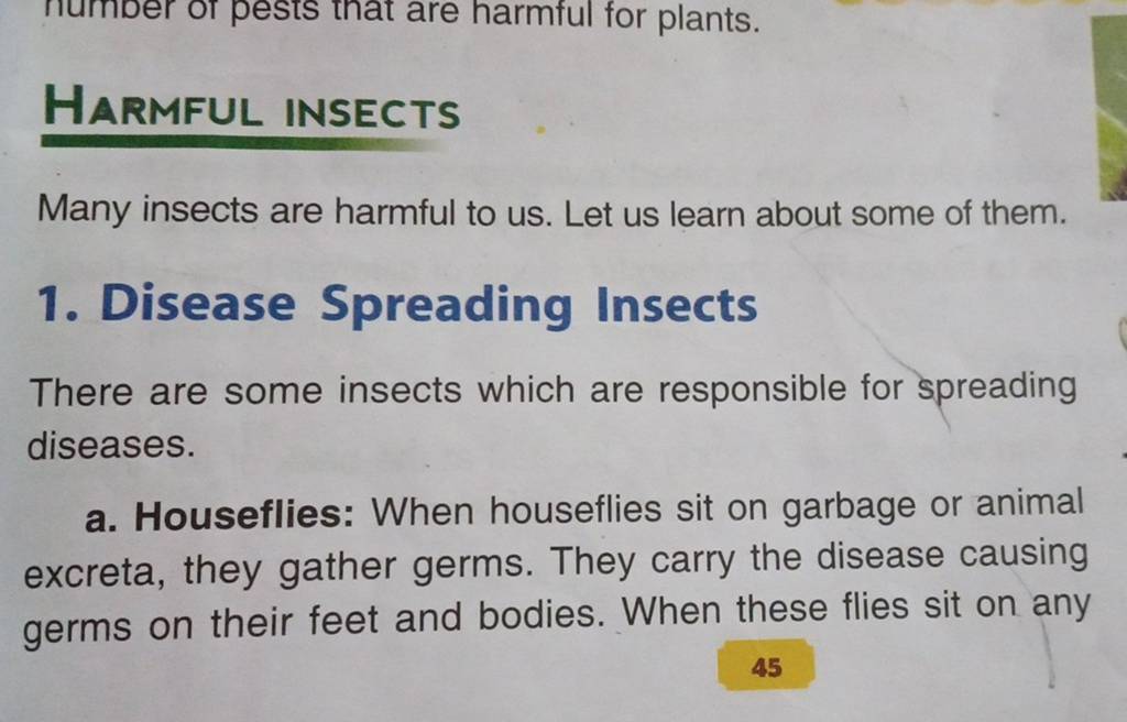 HARMFUL INSECTS Many insects are harmful to us. Let us learn about some o..