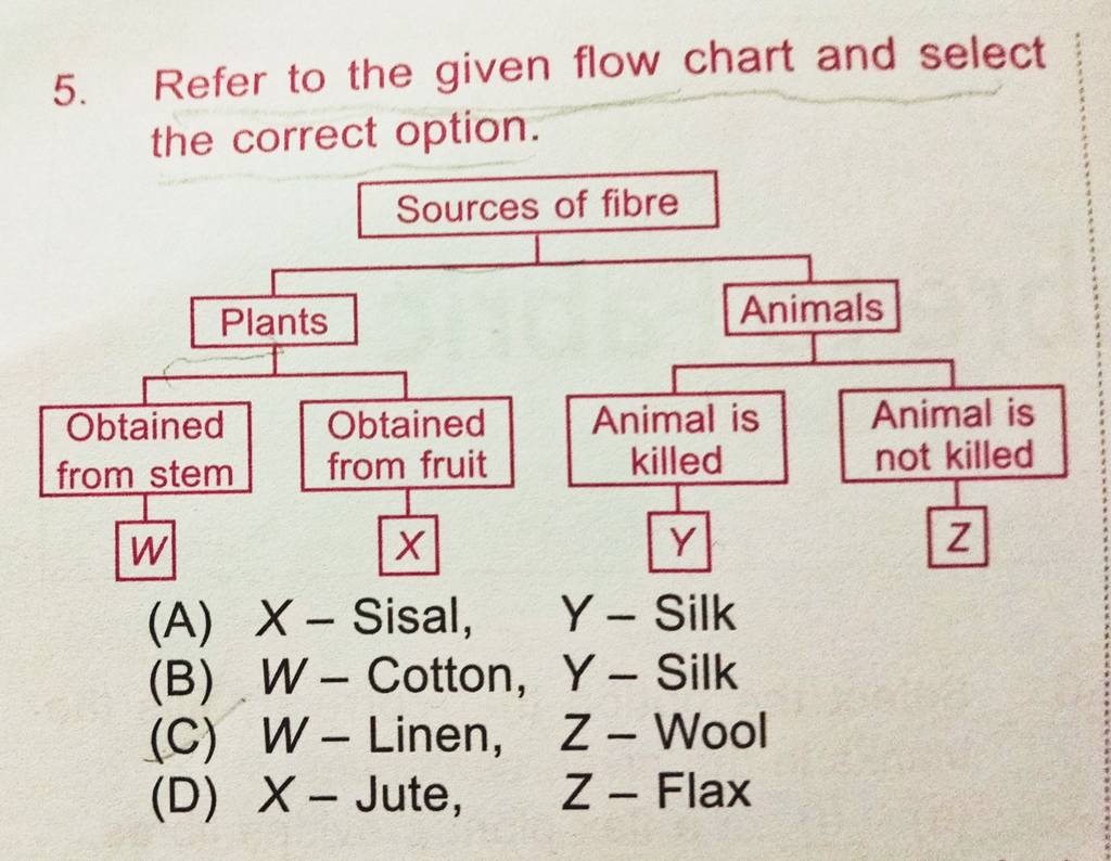 Refer To The Given Flow Chart And Select The Correct Option Filo