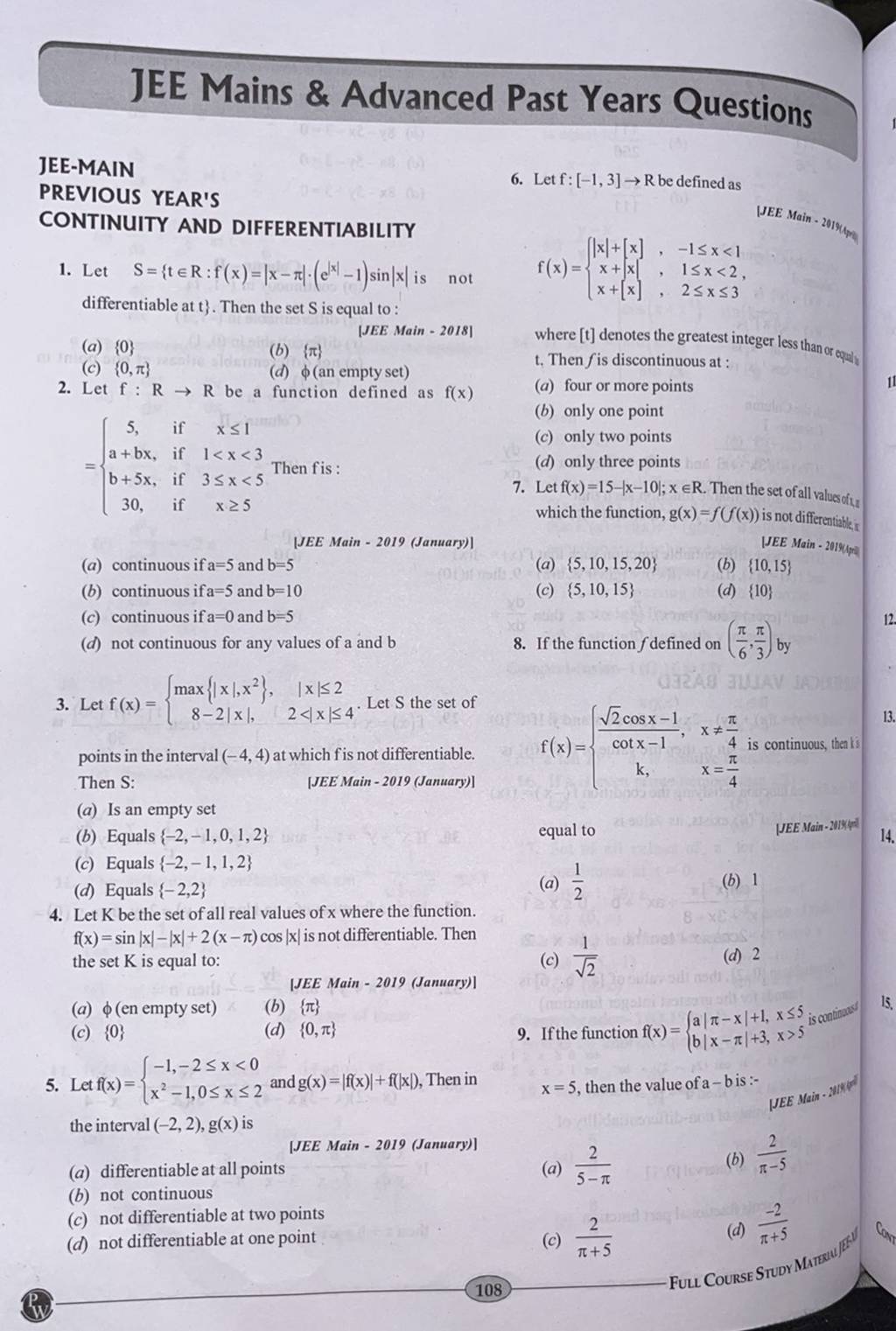 Jee Main And Advanced Previous Year Question Paper Book Cheapest Sale