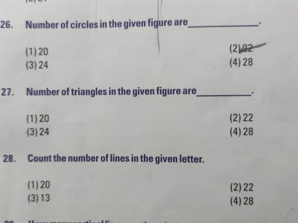 Count the number of lines in the given letter. Filo