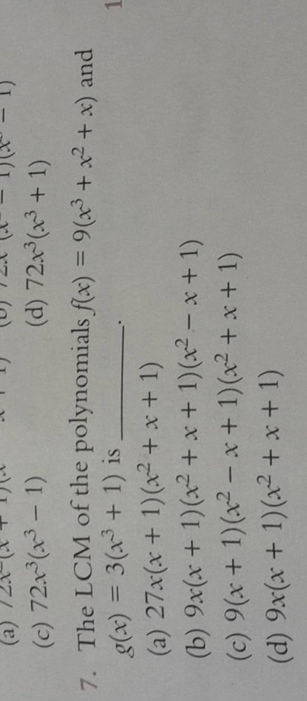 the-lcm-of-the-polynomials-f-x-9-x3-x2-x-and-g-x-3-x3-1-is-filo