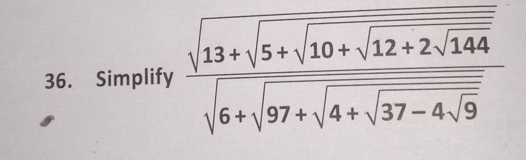 36 Simplify 6 97 4 37 49 13 5 10 12 2144 Filo 36-simplify-6-97-4-37-49-13-5-10-12-2144-filo