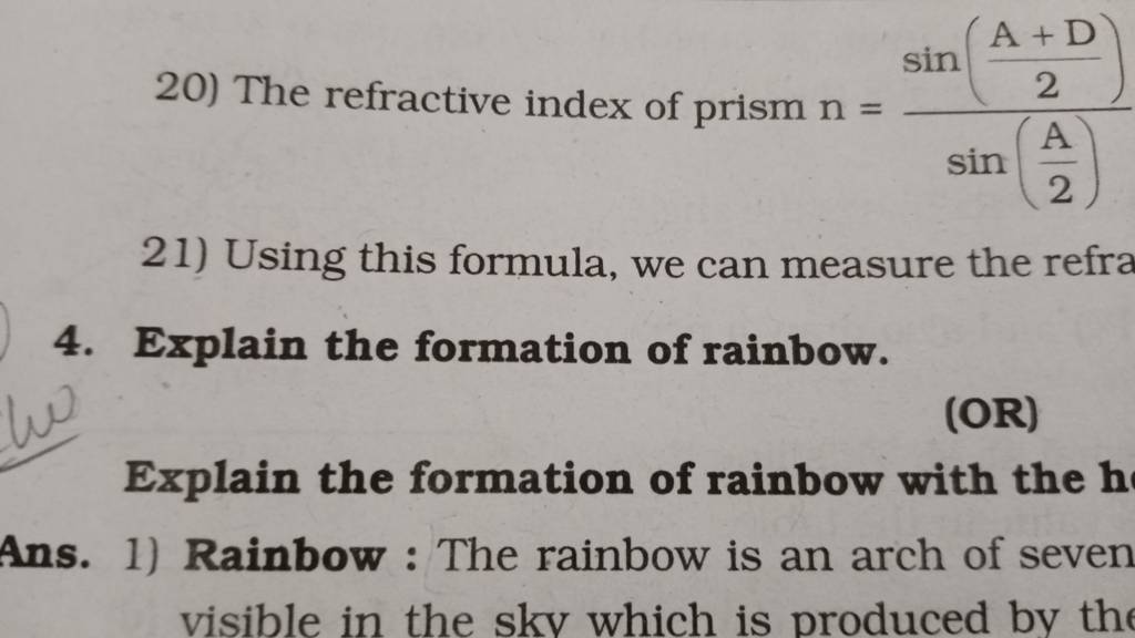 Refractive Index Formula For Prism at Robert Castro blog