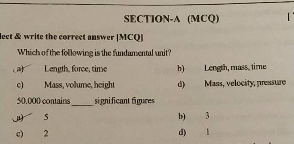 which of the following is not correct answer mcq