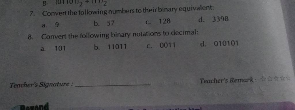 7-convert-the-following-numbers-to-their-binary-equivalent-a-9-b-57-c