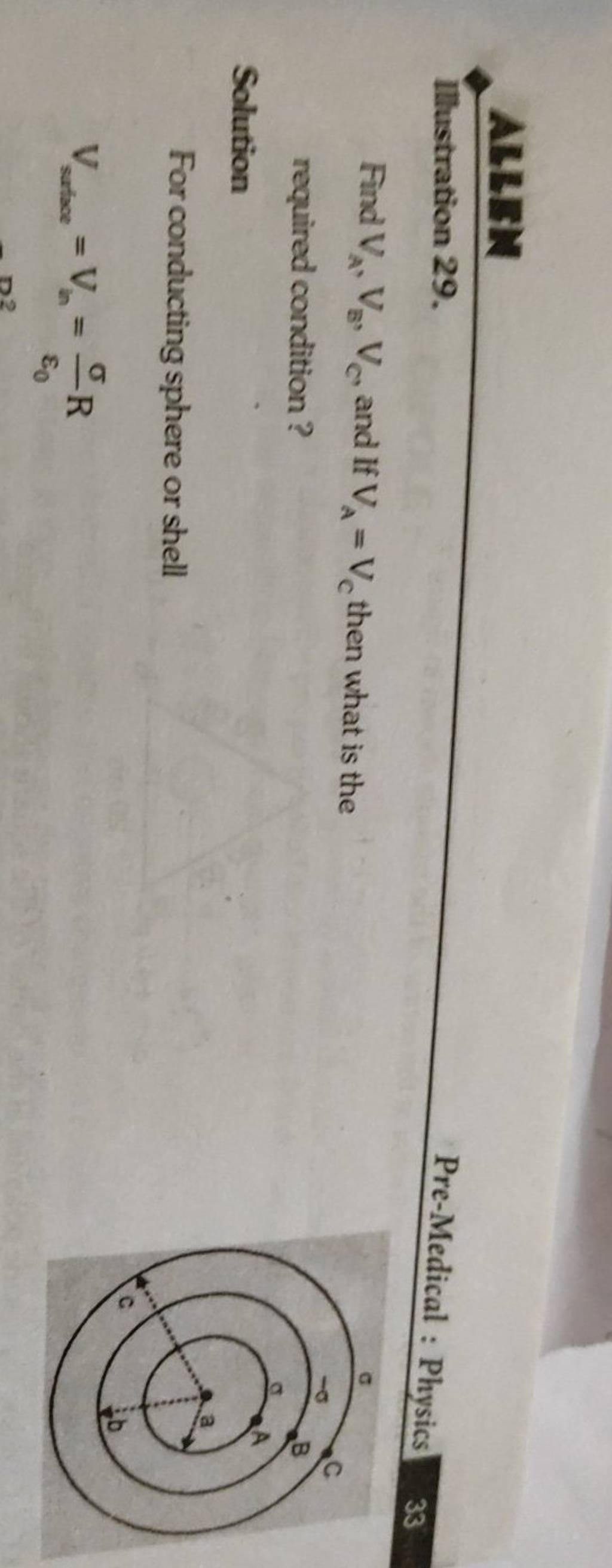 AABEN Illustration 29. PreMedical Physics 33 Find VA ,VB ,VC , and If