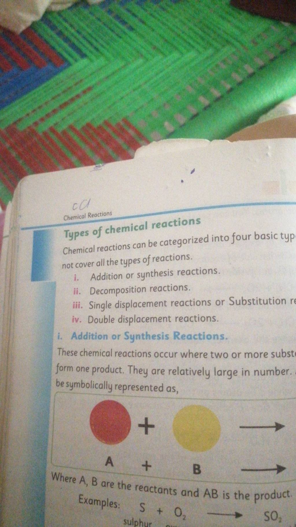 types-of-chemical-reactions-chemical-reactions-can-be-categorized-into-fo