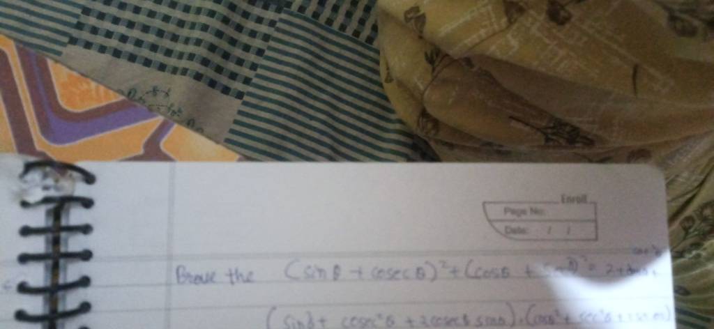 Was Sind öffentliche Einrichtungen Enroll 10 Brove the (sin + Cesec ) ² + (Coss (sind+ cose's + 2 cose sob.)..