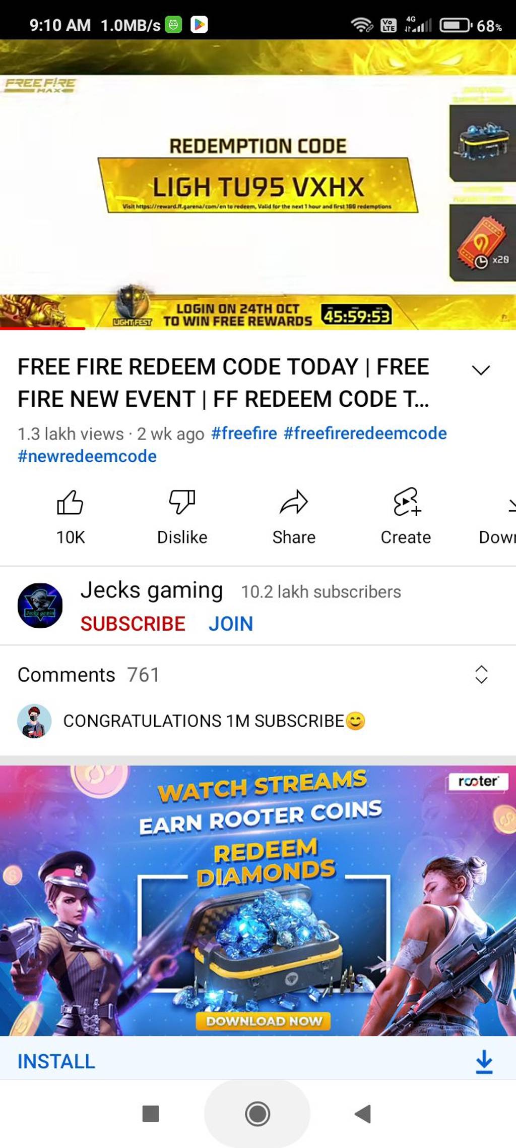 Redeem codes problem solved - FF Today new redeem codes - Free