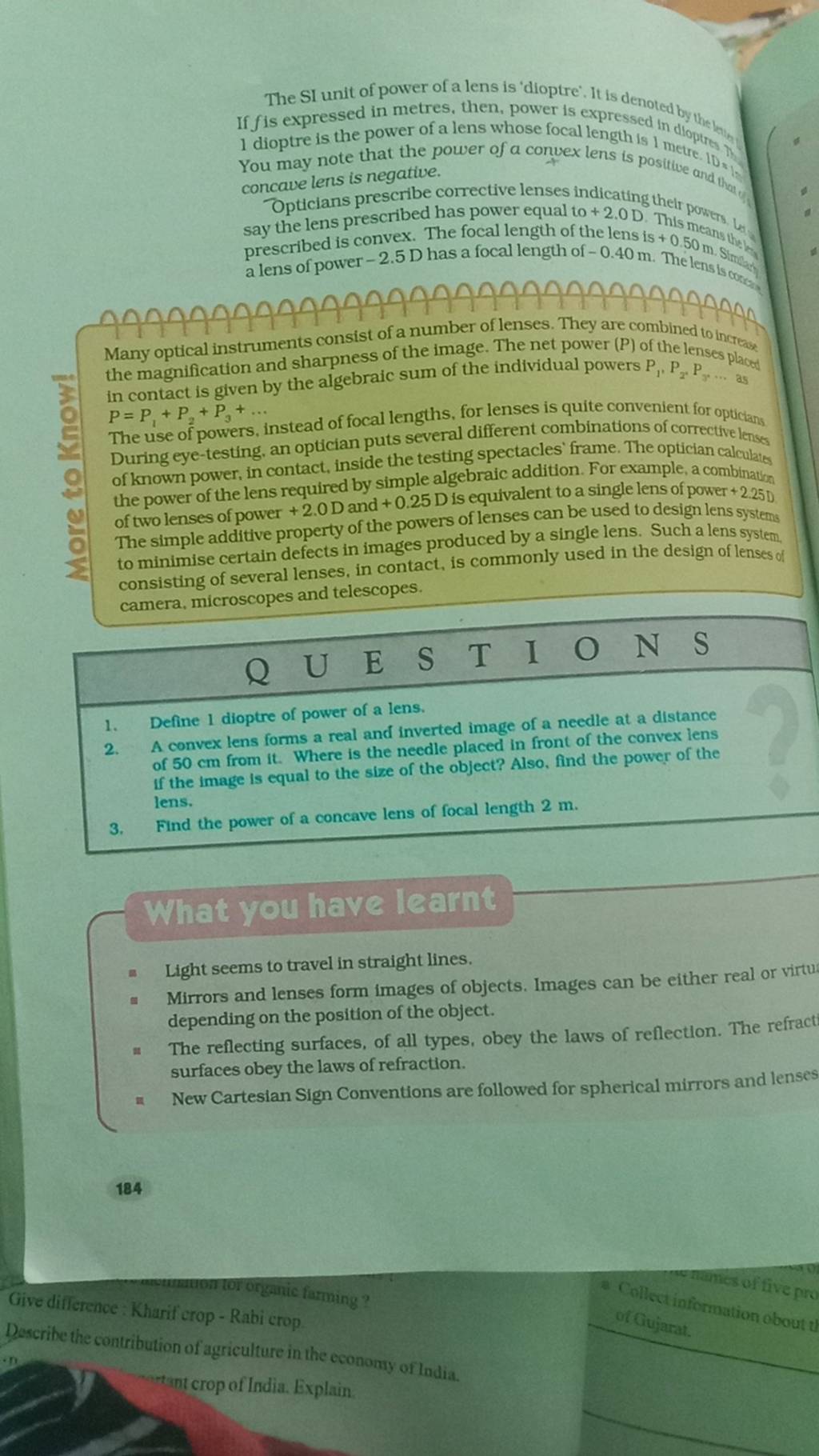 The si unit of power of a lens is dioptre it is denoted concave lens i 