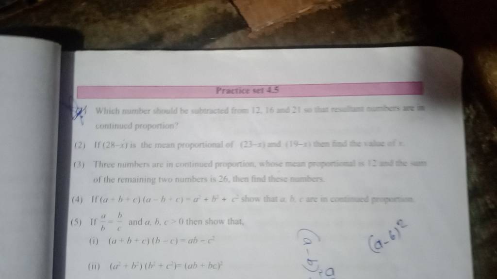 Practice set 45 confinucd proportion? of the remaining two numbers is 