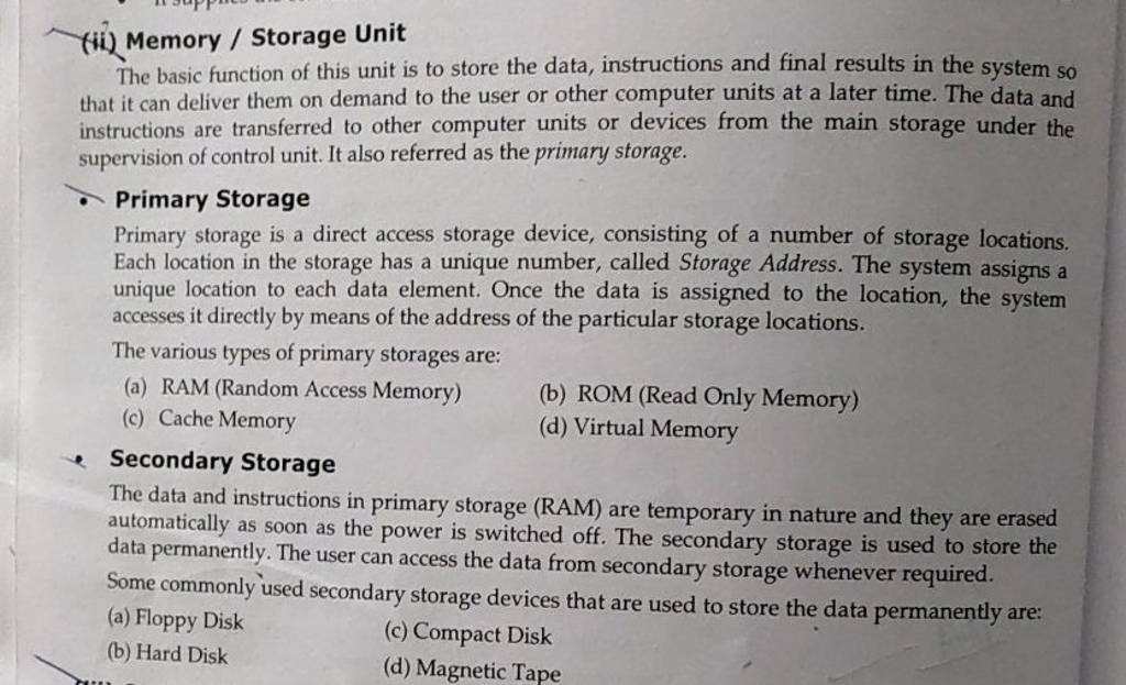 Exstorage