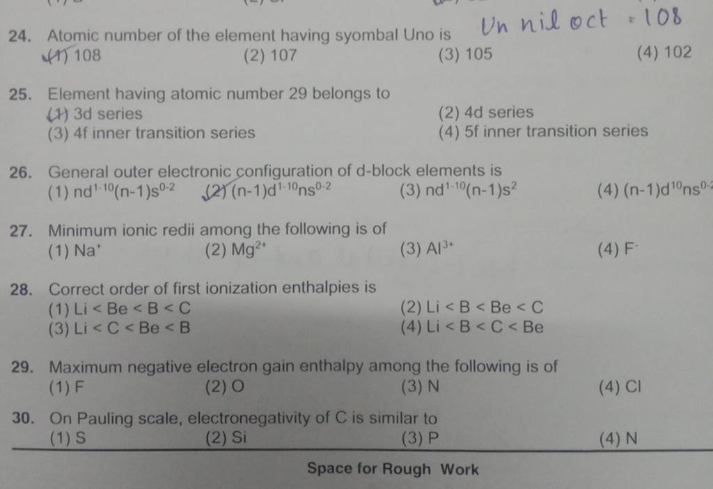 general-outer-electronic-configuration-of-d-block-elements-is-filo