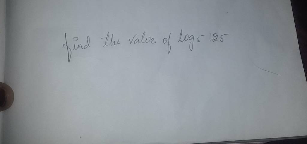 find-the-value-of-log5-125-filo